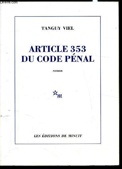 Article 353 du code pnal -