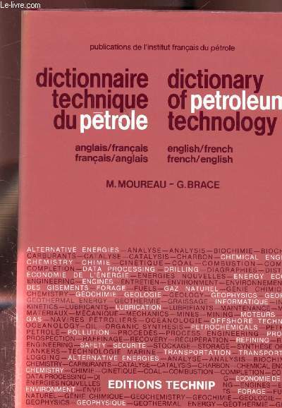 Dictionnaire technique du ptrole - Anglais/franais -