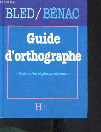 Guide d'orthographe -