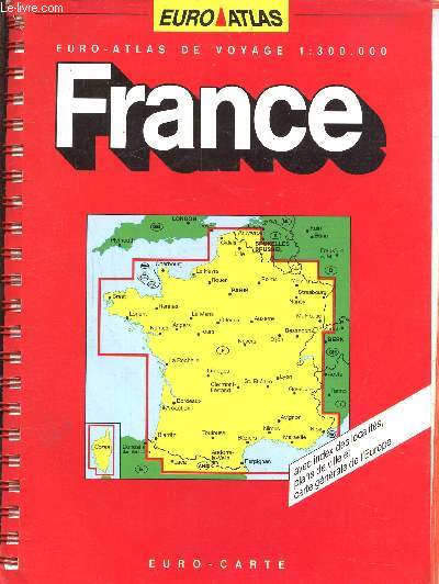 Euro atlas de voyage 1:300.000 France