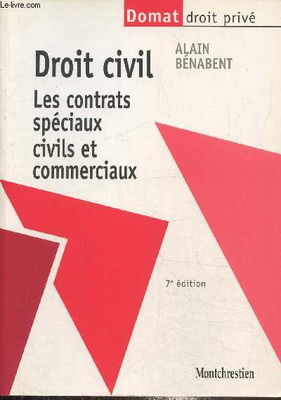 Droit civil- Les contrats spciaux civils et commerciaux