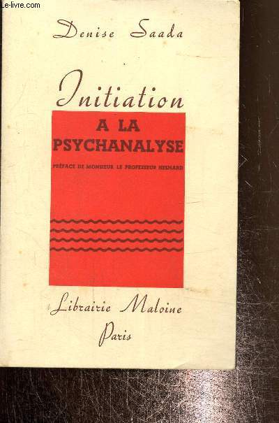 Initiation  la psychanalyse