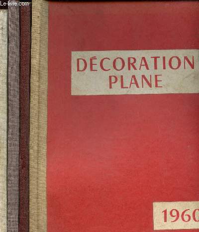Lot de 4 livrets de diplome national des beaux arts session 1959/ 1960 et 1964 : Dcoration plane et dcoration en volume