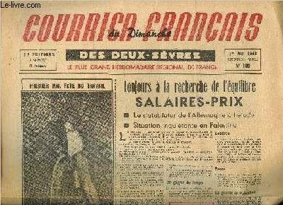 Courrier franais du dimanche des deux-svres N 189, 1er mai 1948