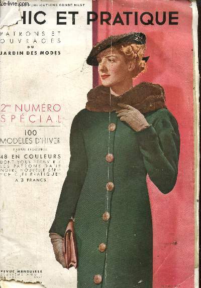 Chic et pratique 2eme numro spcial : 100 modles d'hiver, octobre 1934