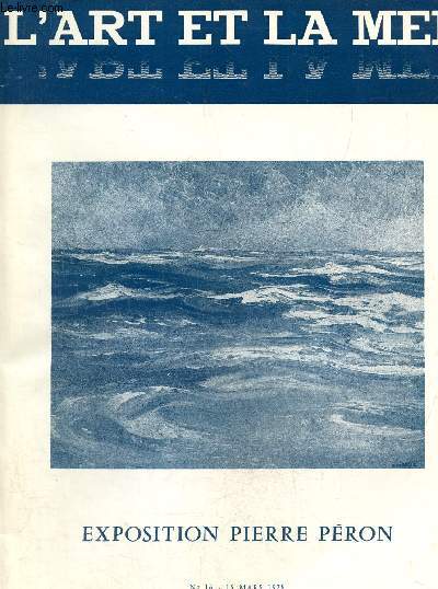 L'art de la mer- Exposition Pierre Pron N 16-15 mars 1978