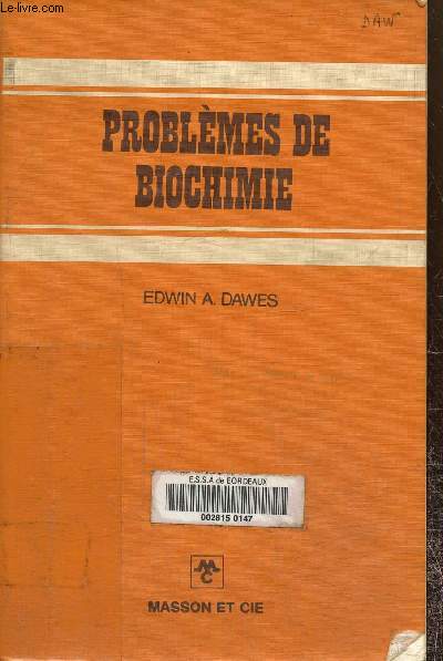 Problmes de biochimie