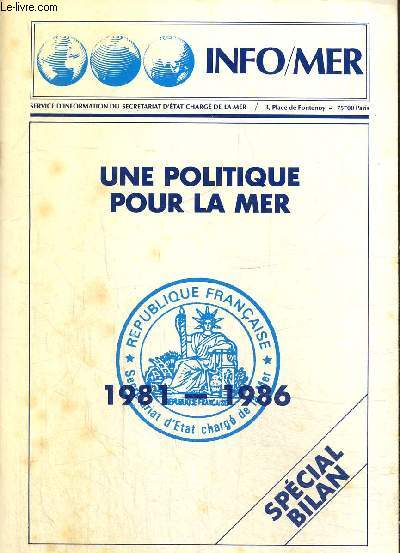 Une politique pour la mer 1981-1986