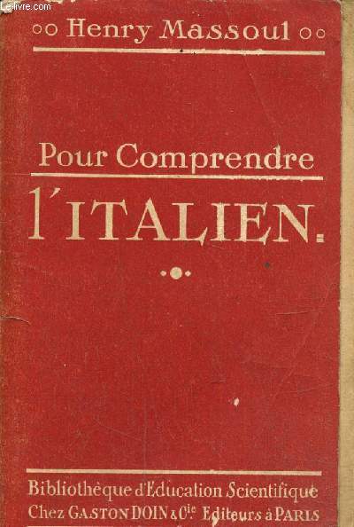 Pour comprendre l'italien