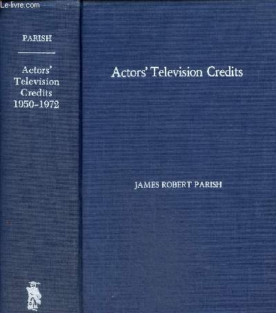 Actors' Television Credits, 1950-1972