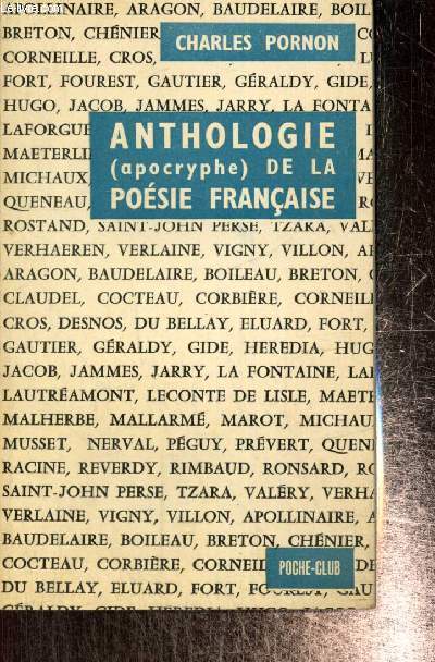Anthologie (apocryphe) de la posie franaise (Collection 