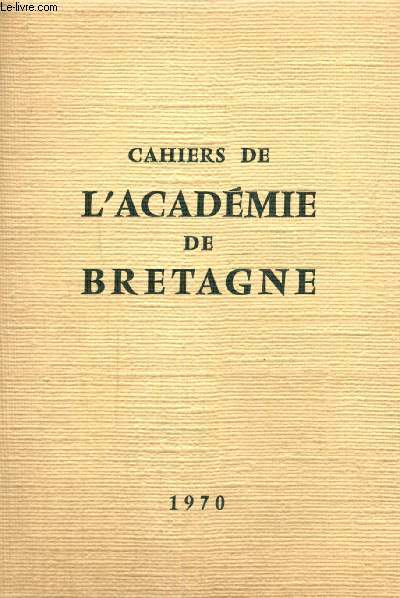 Cahiers de l'Acadmie de Bretagne, n7