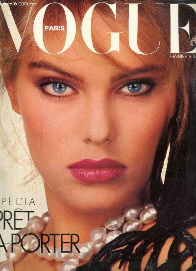 Vogue, n633 (fvrier 1983) : Le point de vue de Vogue sur les collections de Prt--Porter t 1983 / L're de la sduction / Le Collage de Florence Grinda / Livres, pas Sonia Schoonejans / Une femme en vue : Sonia Rykiel / Lanvin  Bordeaux /...