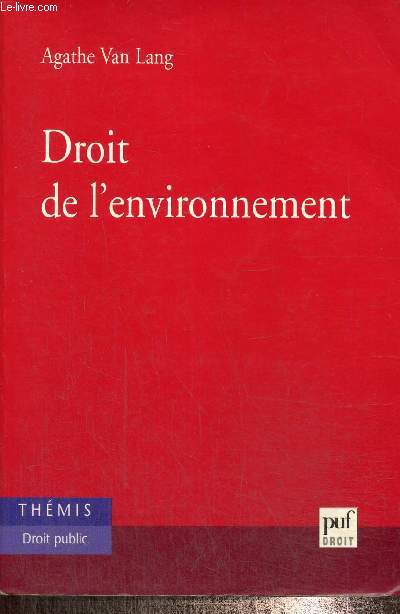 Droit de l'environnement (Collection 