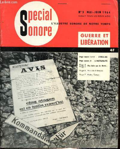 Special Sonore, n3 (mai-juin 1964) - Guerre et Libration
