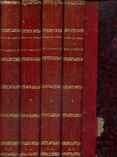Les Drames de Paris : Rocambole, tomes I  IV (4 volumes)