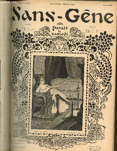 Sans-Gne, n10 (4 mai 1901) : Cours d'amour / Le petit Bonisseur / Vadrouille / Dsillusion / Consultation / Encore Nichette / Madame est rentre paf /...