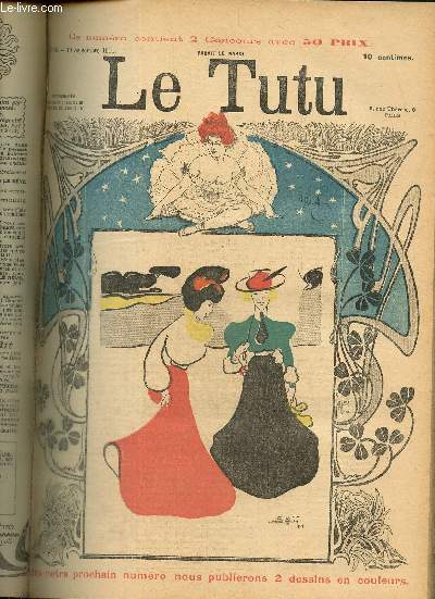 Le Tutu, n25 (10 septembre 1901) : Franck & Rosette, ou le journal d'un homme simple / Fin de dispute / Le tutu saisi / Consolation de Boireau / Epigramme de Voltaire / Bonnes mes /...