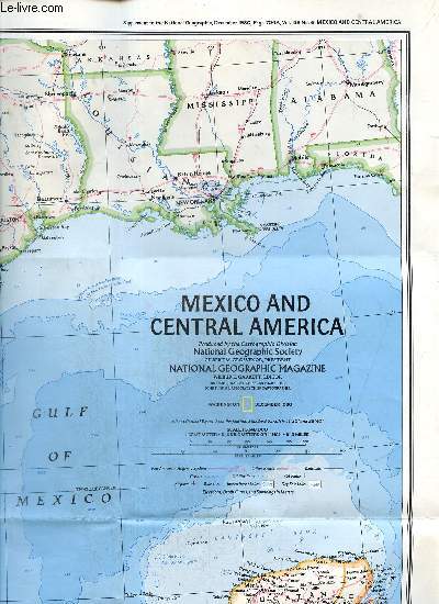 Carte : Mexico and Central America / Visitor's Guide to the Aztec World