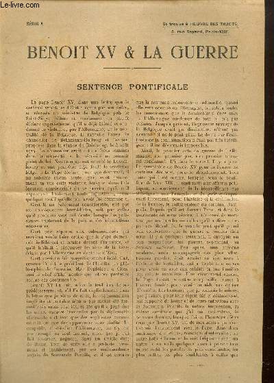 Benot XV & la Guerre - Sentence pontificale (Ren Bazin)