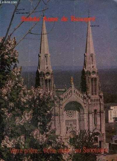 Sainte Anne de Beaupr, volume 109, n7 (juillet-aot 1981)