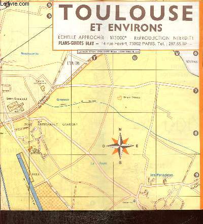 Carte : Toulouse et ses environs