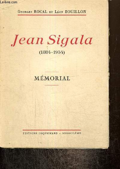 Jean Sigala (1884-1954) - Mmorial
