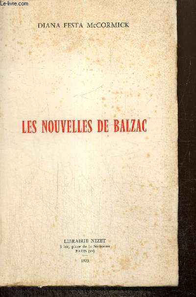 Les nouvelles de Balzac