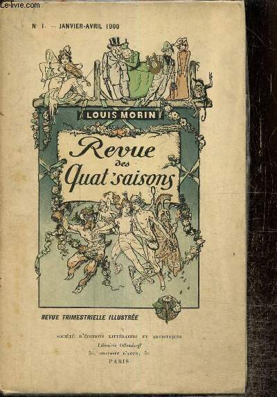 La Revue des Quat'saisons, n1 (janvier-avril 1900) :