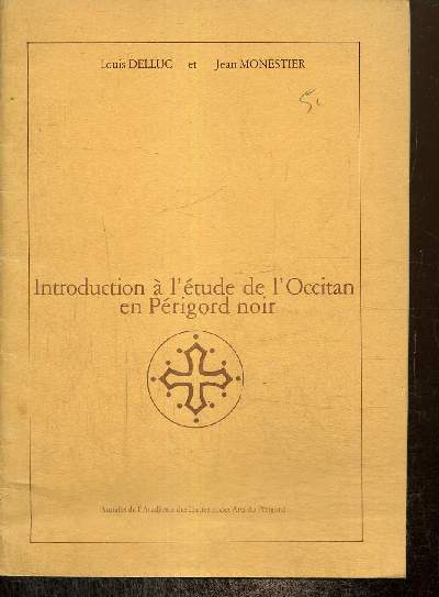 Introduction  l'tude de l'occitan en Prigord noir