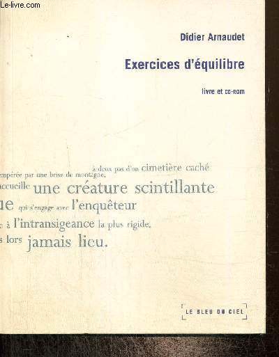 Exercices d'quilibre (livre et CD-ROM)