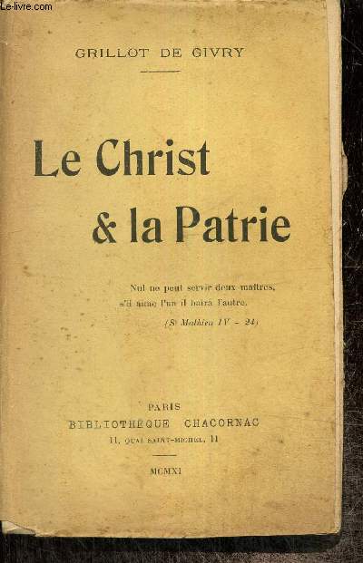 Le Christ & la Patrie