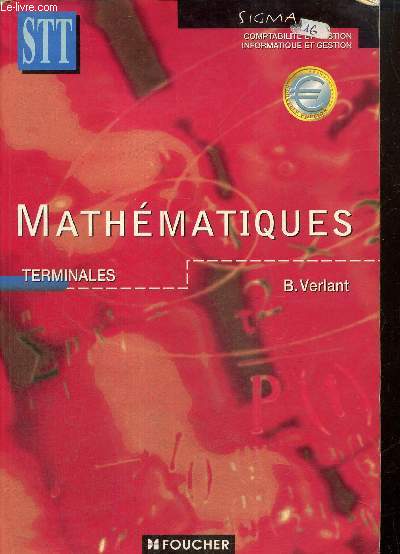 Mathmatiques - Terminales STT (Collection 