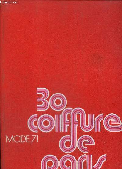 30 coiffures de Paris - Mode 1971