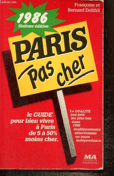 Paris pas cher, 1986