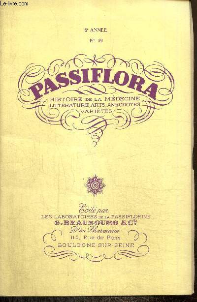 Passiflora, 6e anne, n19 : Les sept pchs capitaux (suite) / Les 