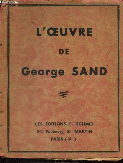 L'OEuvre de George Sand