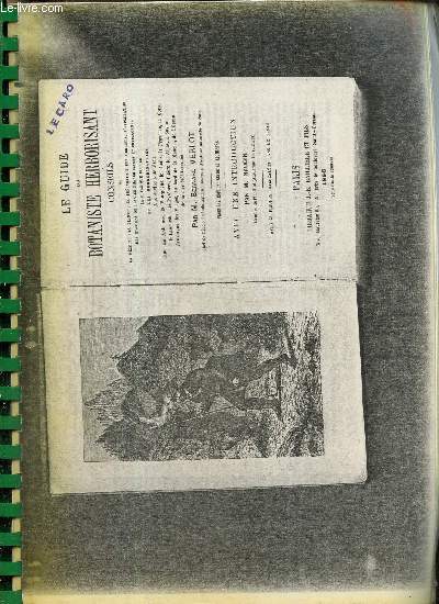 Le guide du botaniste herboriste par Bernard Verlot + Le Monde des plantes, articles sur la Corse (de 1949  1993)