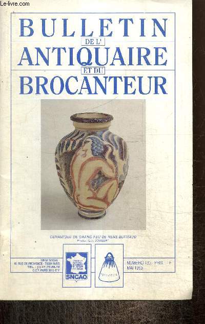 Bulletin de l'antiquaire et du brocanteur, n433 (mai 1993)