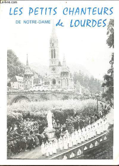 Programme : Les petits chanteurs de Notre-Dame de Lourdes.
