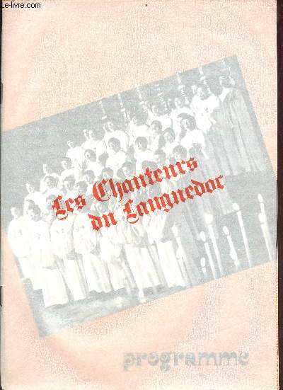 Programme : Les chanteurs du Languedoc