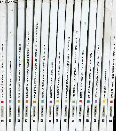 30 volumes de la collection sagesses d'hier et d'aujourd'hui de Luc Ferry - volumes n1 au n30 (voir notice).