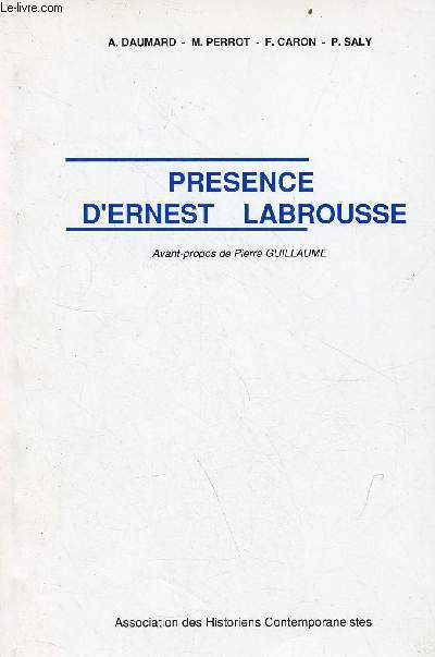 Prsence d'Ernest Labrousse.