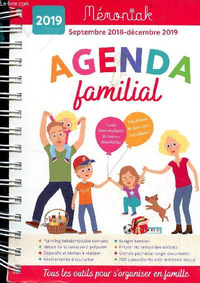 Mmoniak - Agenda familial septembre 2018-dcembre 2019.