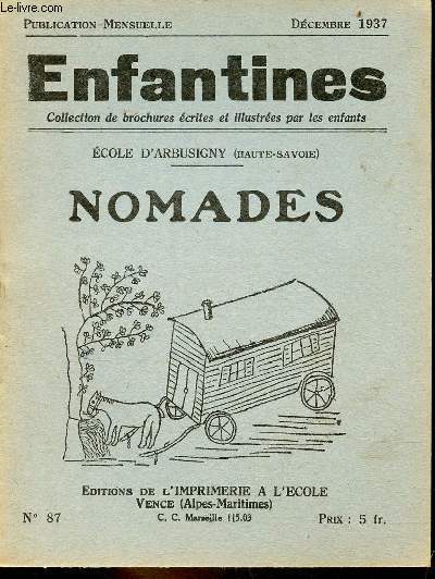 Enfantines n87 dcembre 1937 - Nomades.