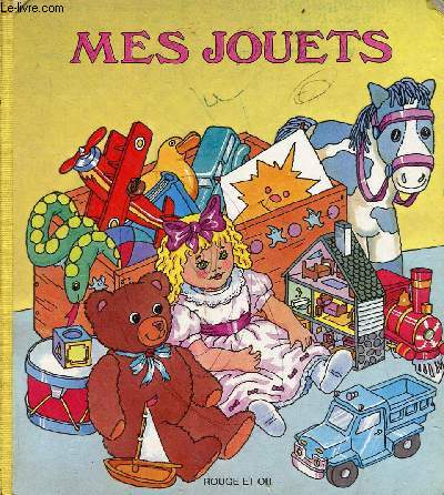 Mes jouets - Collection rouge et or.