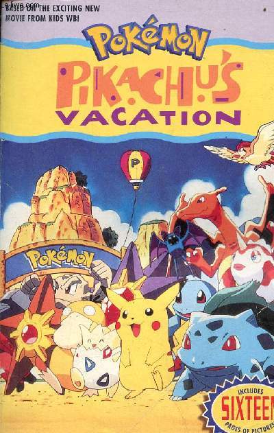 Pokmon Pikachu's vacation.