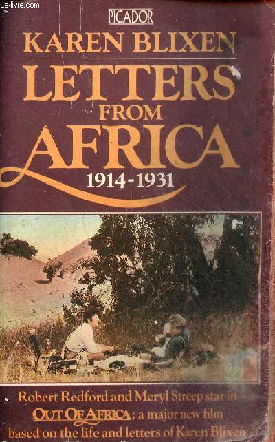 Letters from Africa 1914-1931.