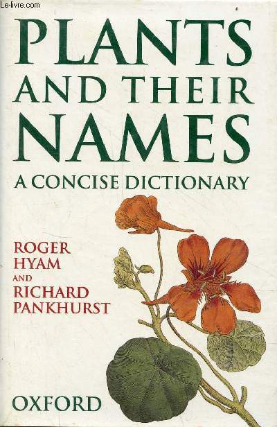 Plants and their names a concise dictionary.