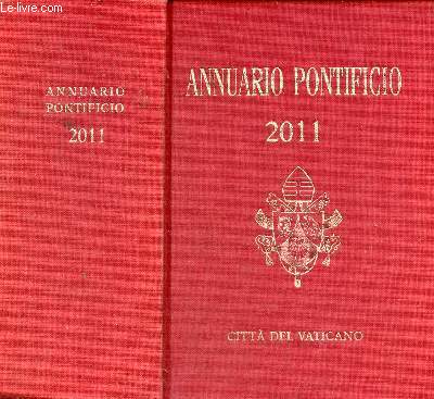 Annuario pontificio per l'anno 2011.